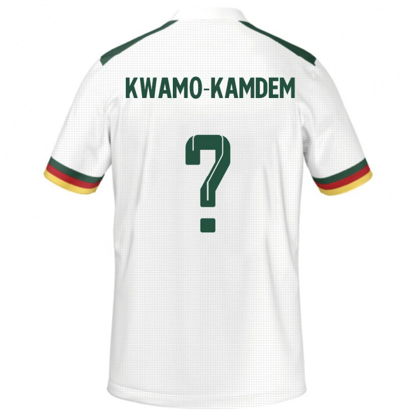 Danxen Niño Camiseta Camerún Jerome Noel Kwamo-Kamdem #0 Blanco 2ª Equipación 24-26 La Camisa México