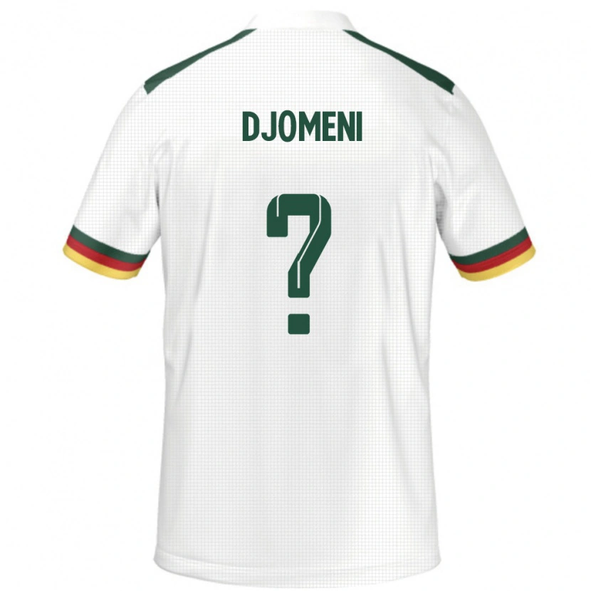Danxen Niño Camiseta Camerún Eric Djomeni #0 Blanco 2ª Equipación 24-26 La Camisa México