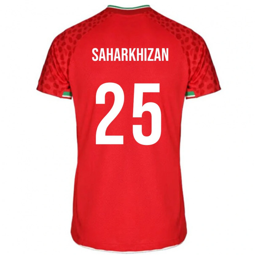 Danxen Niño Camiseta Irán Saeid Saharkhizan #25 Rojo 2ª Equipación 24-26 La Camisa México