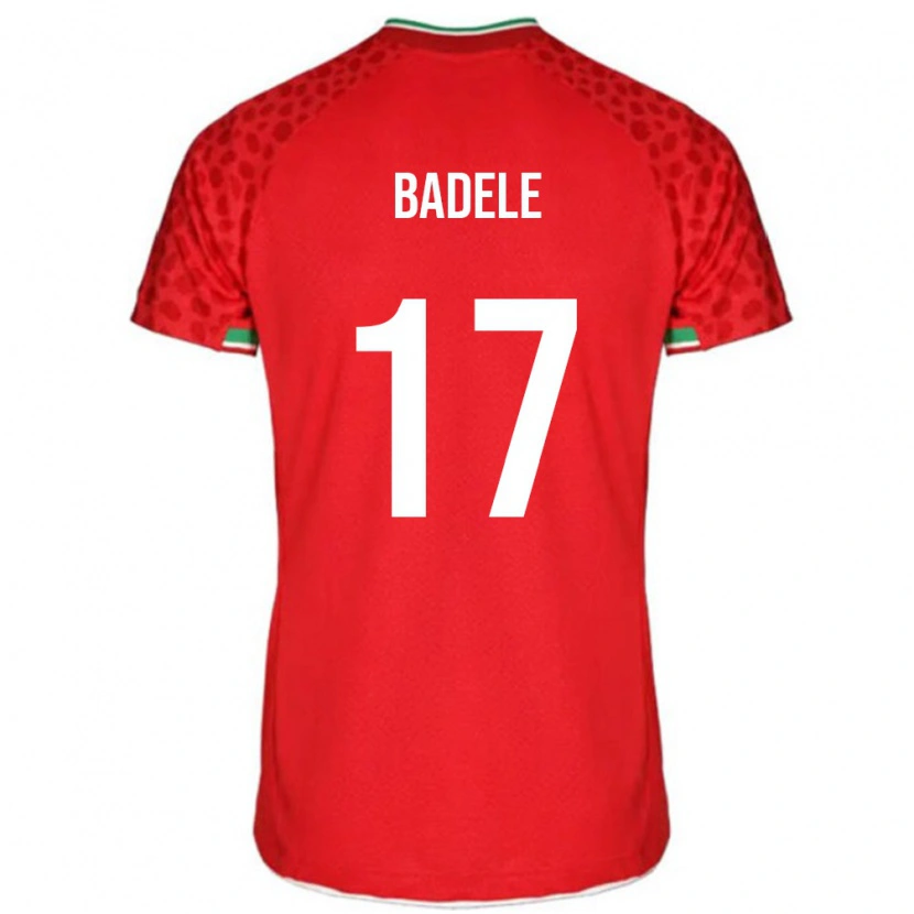 Danxen Niño Camiseta Irán Mehrab Badele #17 Rojo 2ª Equipación 24-26 La Camisa México