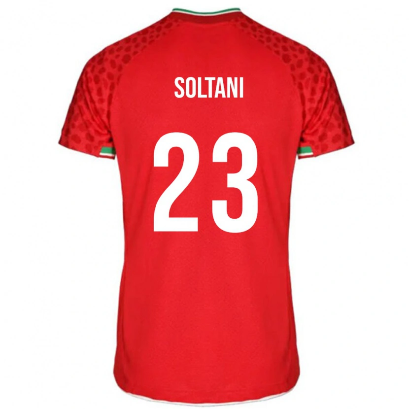 Danxen Niño Camiseta Irán Raouf Soltani #23 Rojo 2ª Equipación 24-26 La Camisa México