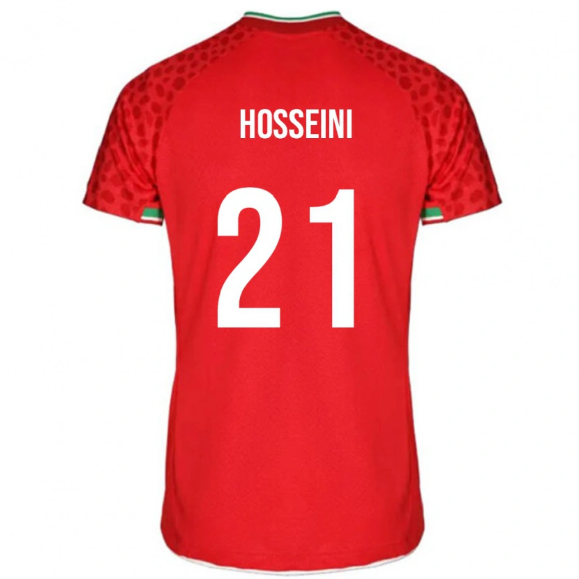 Danxen Niño Camiseta Irán Majid Hosseini #21 Rojo 2ª Equipación 24-26 La Camisa México