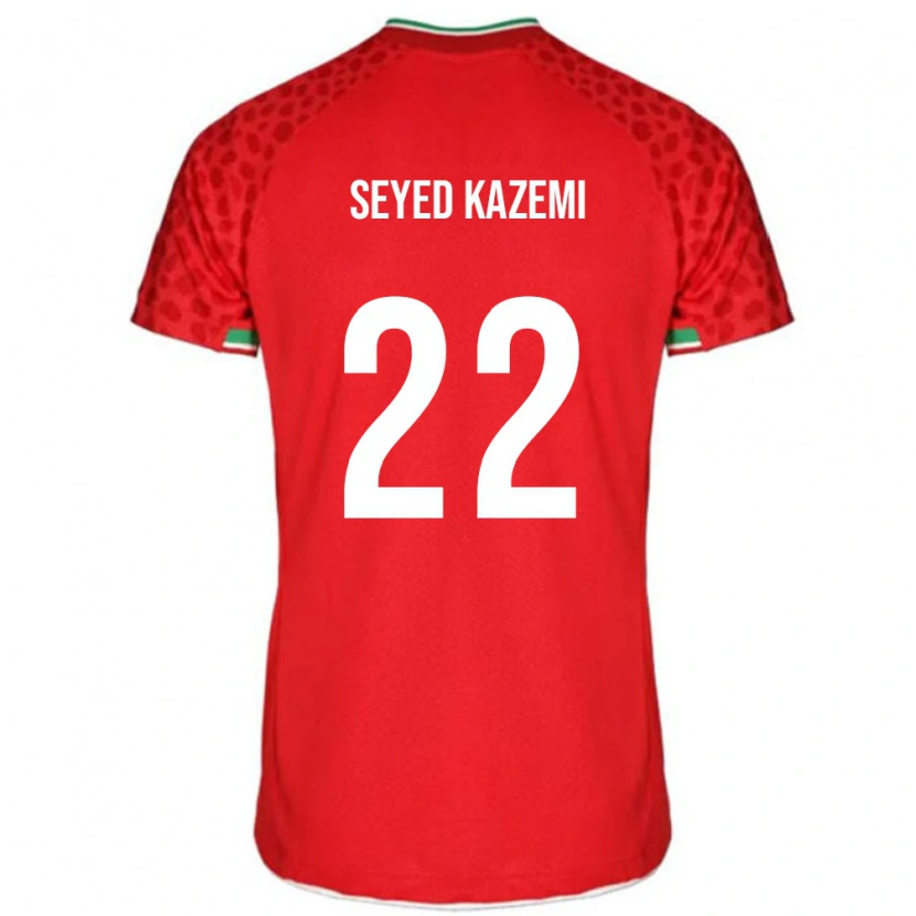 Danxen Niño Camiseta Irán Arefeh Seyed Kazemi #22 Rojo 2ª Equipación 24-26 La Camisa México