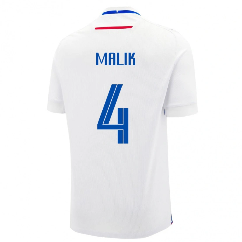 Danxen Niño Camiseta Eslovaquia Lukas Malik #4 Blanco 2ª Equipación 24-26 La Camisa México