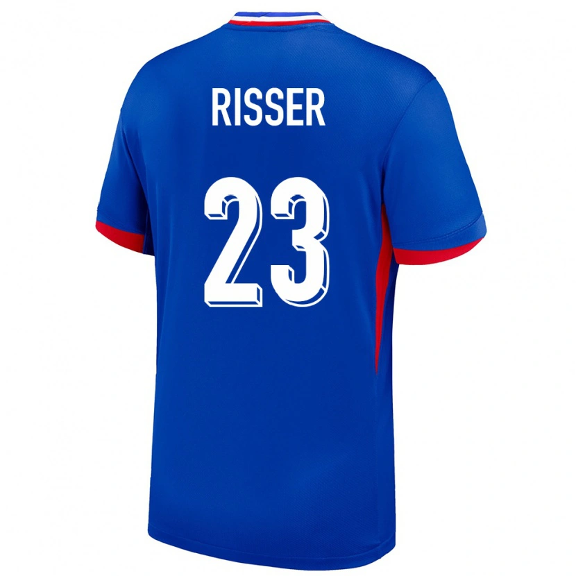 Danxen Hombre Camiseta Francia Robin Risser #23 Azul 1ª Equipación 24-26 La Camisa México