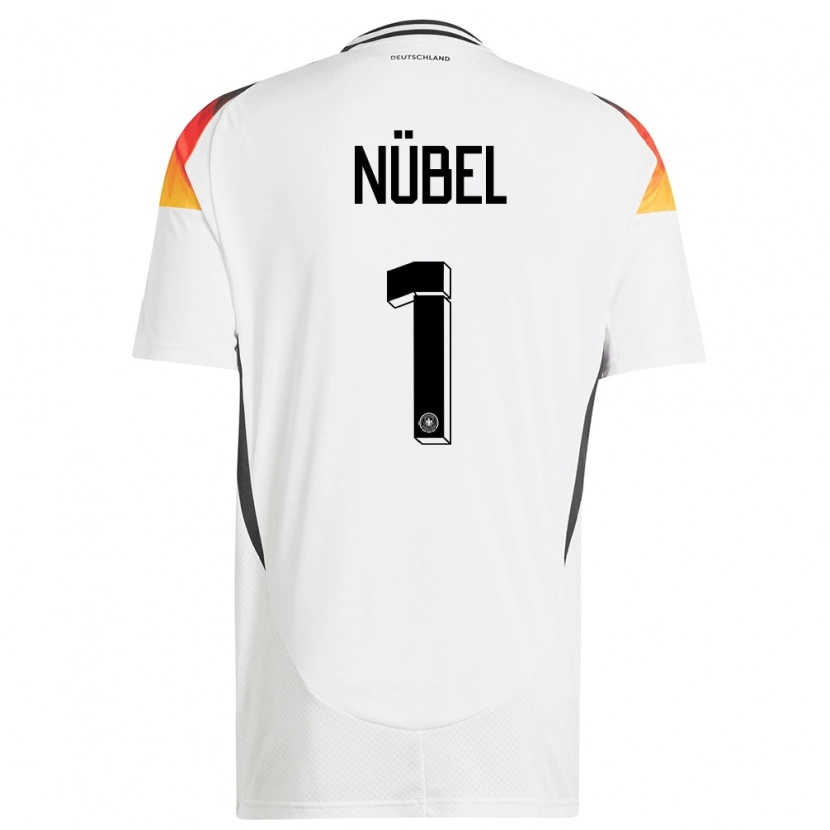 Danxen Hombre Camiseta Alemania Alexander Nübel #1 Blanco 1ª Equipación 24-26 La Camisa México