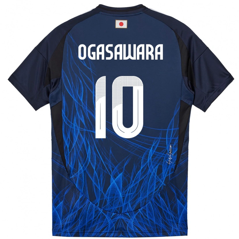 Danxen Hombre Camiseta Japón Hiro Ogasawara #10 Azul Oscuro 1ª Equipación 24-26 La Camisa México