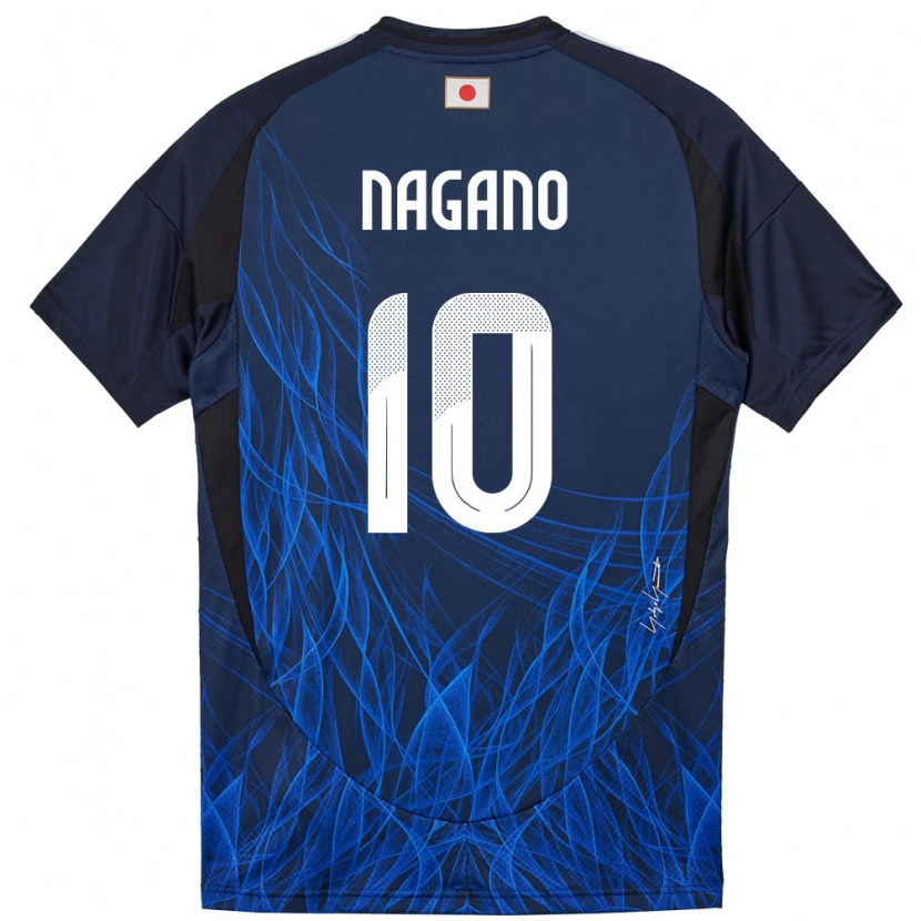 Danxen Hombre Camiseta Japón Fuka Nagano #10 Azul Oscuro 1ª Equipación 24-26 La Camisa México
