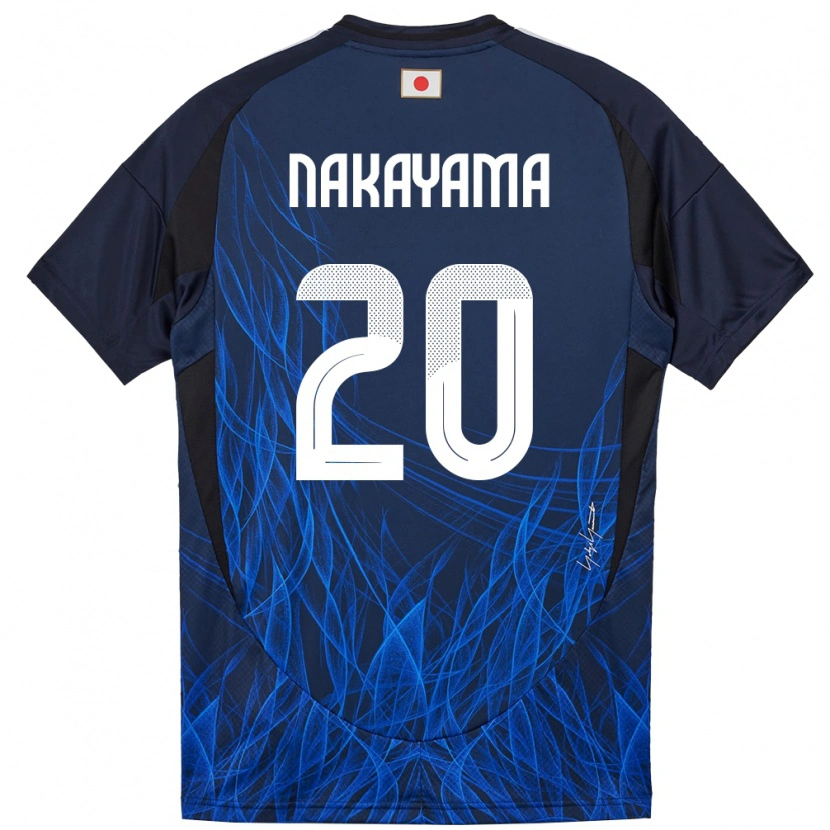 Danxen Hombre Camiseta Japón Yuta Nakayama #20 Azul Oscuro 1ª Equipación 24-26 La Camisa México