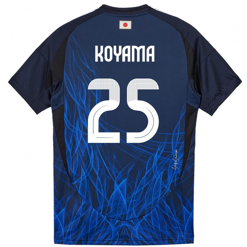 Danxen Hombre Camiseta Japón Shinomi Koyama #25 Azul Oscuro 1ª Equipación 24-26 La Camisa México