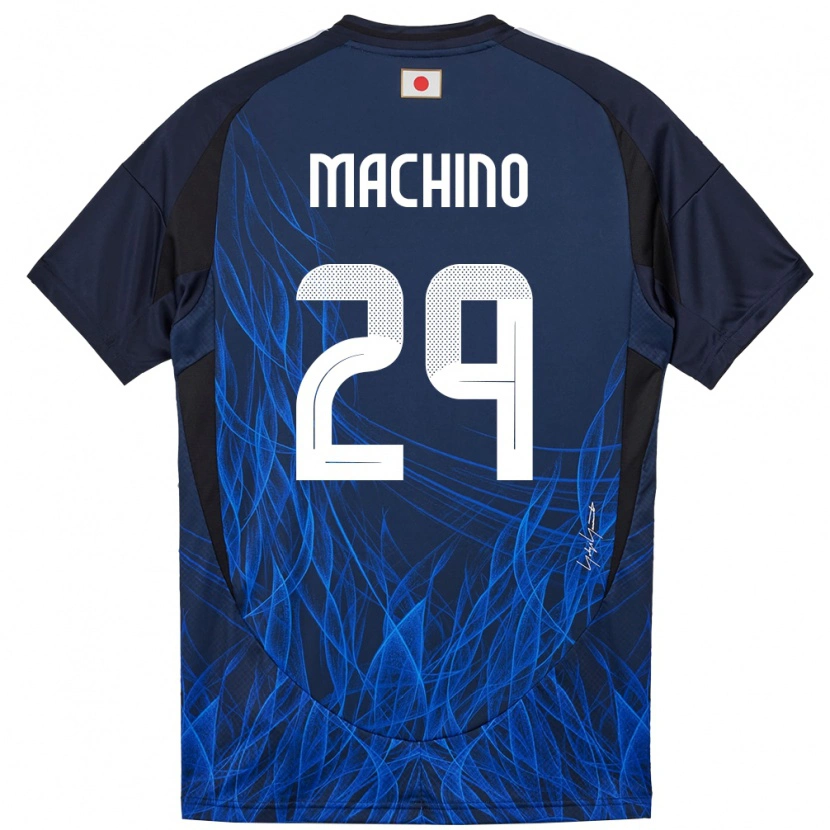 Danxen Hombre Camiseta Japón Shuto Machino #29 Azul Oscuro 1ª Equipación 24-26 La Camisa México