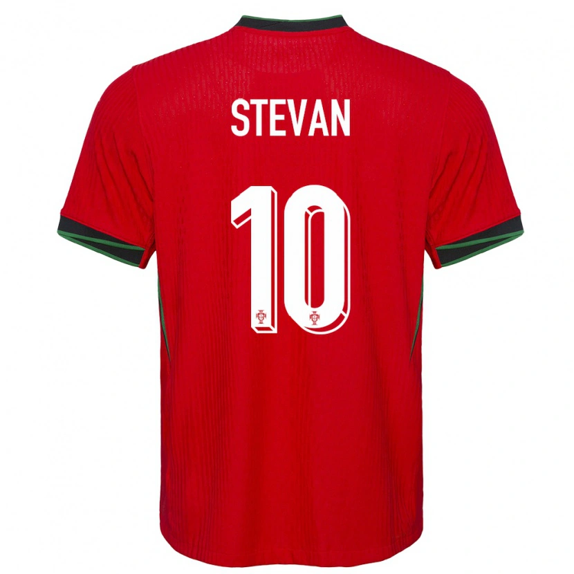 Danxen Hombre Camiseta Portugal Stevan #10 Rojo 1ª Equipación 24-26 La Camisa México