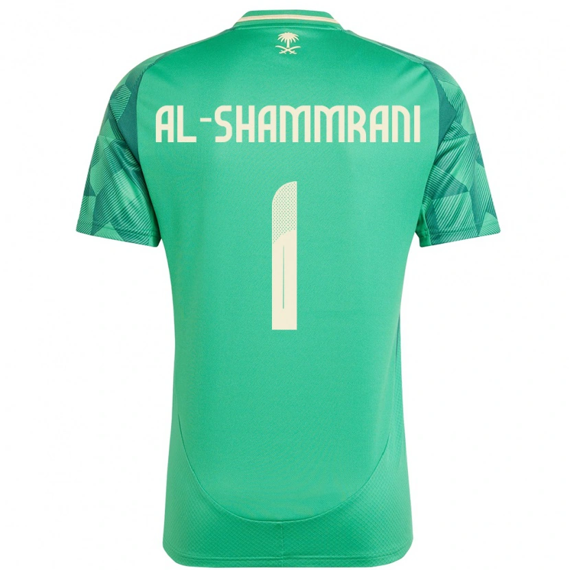 Danxen Hombre Camiseta Arabia Saudita Faisal Al-Shammrani #1 Verde 1ª Equipación 24-26 La Camisa México