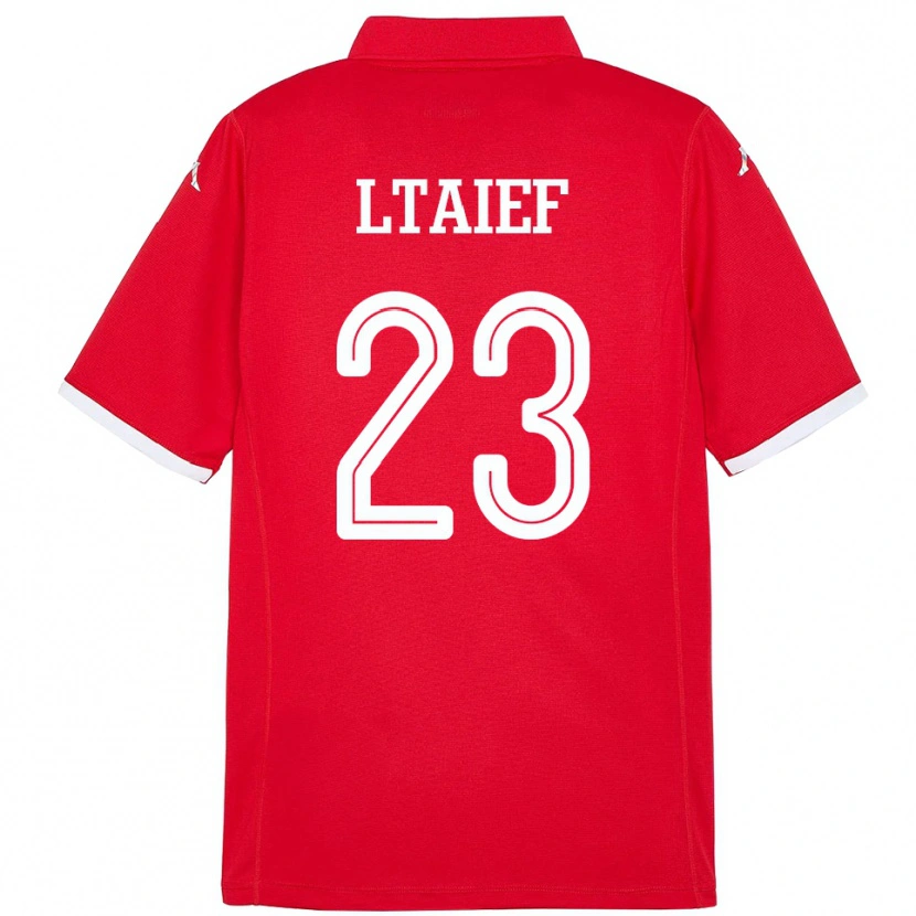 Danxen Hombre Camiseta Túnez Sayfallah Ltaief #23 Rojo 1ª Equipación 24-26 La Camisa México