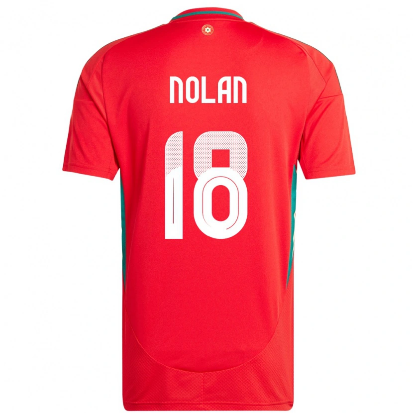 Danxen Hombre Camiseta Gales Kylie Nolan #18 Rojo 1ª Equipación 24-26 La Camisa México