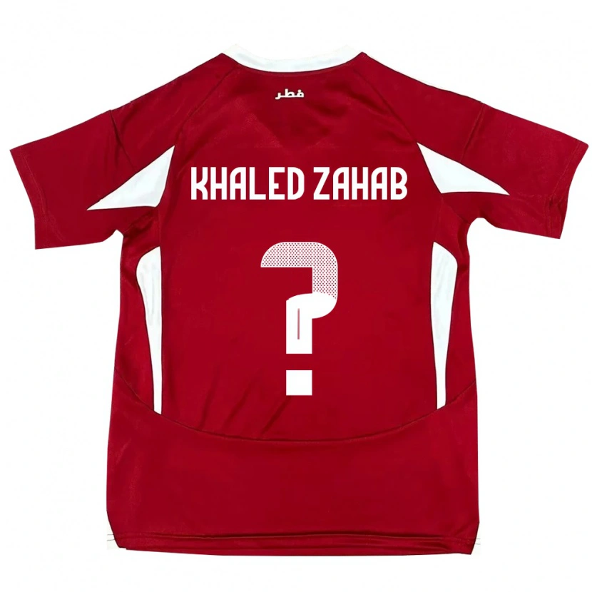 Danxen Hombre Camiseta Catar Abdelrahman Khaled Zahab #0 Rojo 1ª Equipación 24-26 La Camisa México