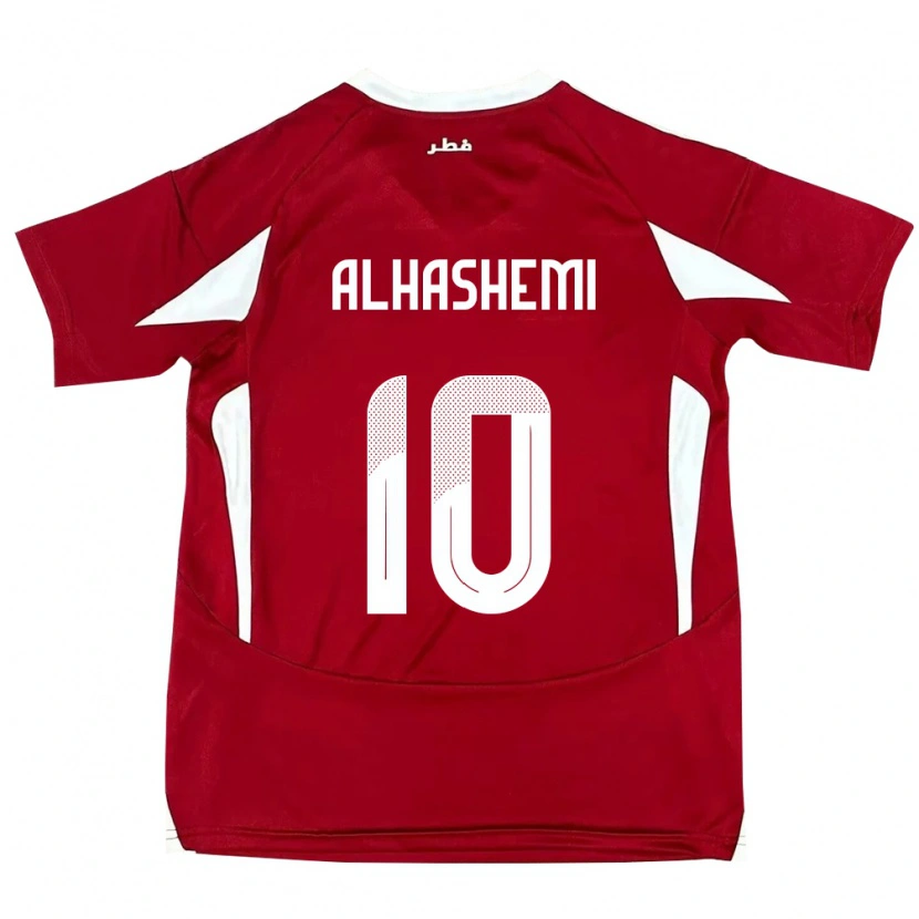 Danxen Hombre Camiseta Catar Suaad Alhashemi #10 Rojo 1ª Equipación 24-26 La Camisa México
