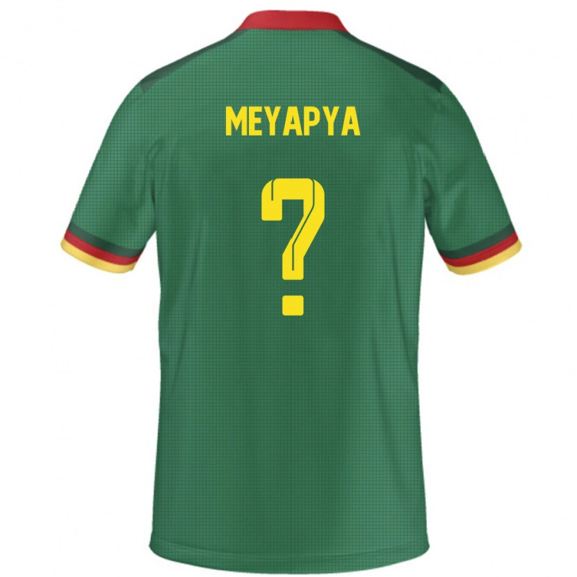 Danxen Hombre Camiseta Camerún Blondon Meyapya #0 Verde 1ª Equipación 24-26 La Camisa México