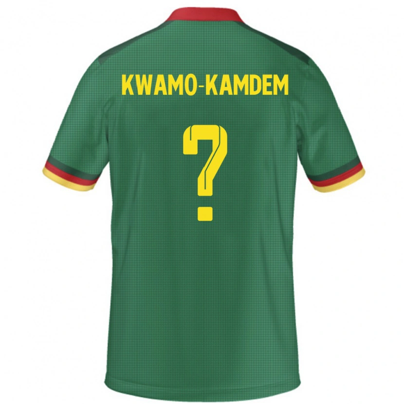 Danxen Hombre Camiseta Camerún Jerome Noel Kwamo-Kamdem #0 Verde 1ª Equipación 24-26 La Camisa México