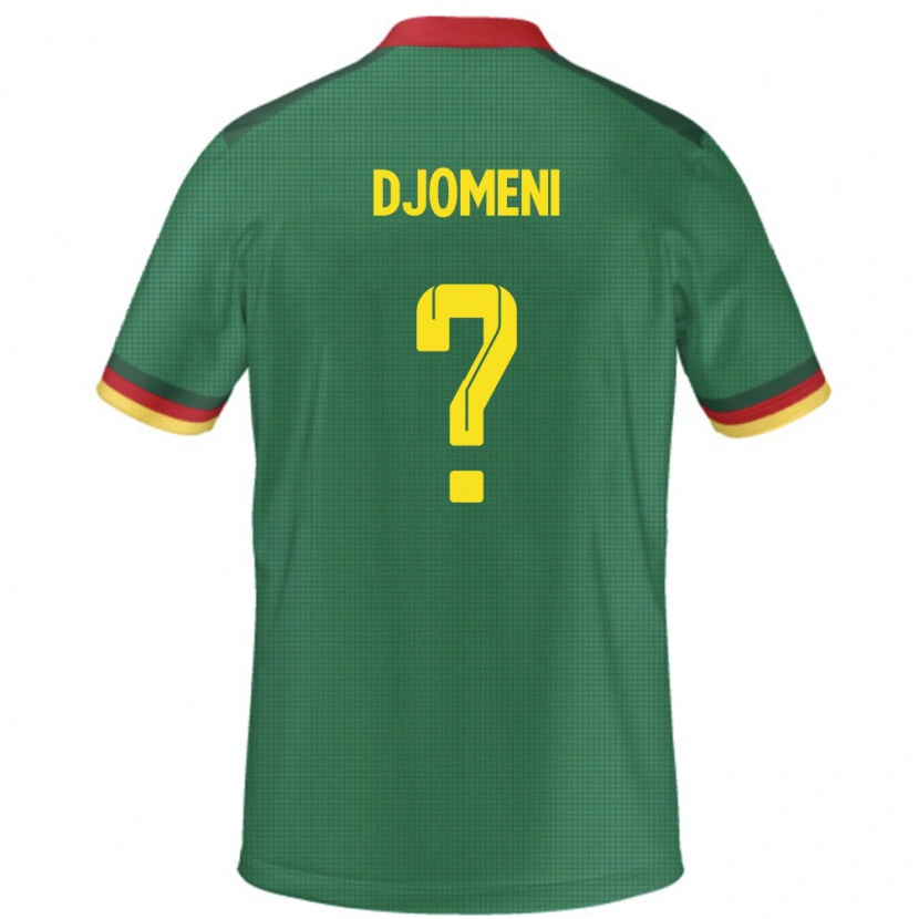 Danxen Hombre Camiseta Camerún Eric Djomeni #0 Verde 1ª Equipación 24-26 La Camisa México