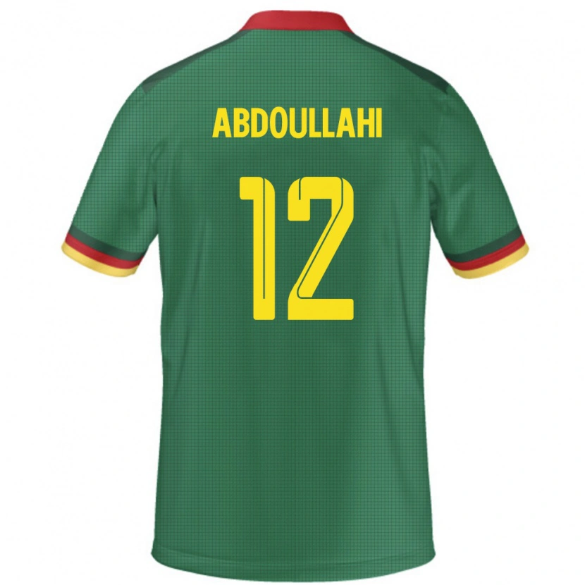 Danxen Hombre Camiseta Camerún Tidjani Ahmadou Abdoullahi #12 Verde 1ª Equipación 24-26 La Camisa México