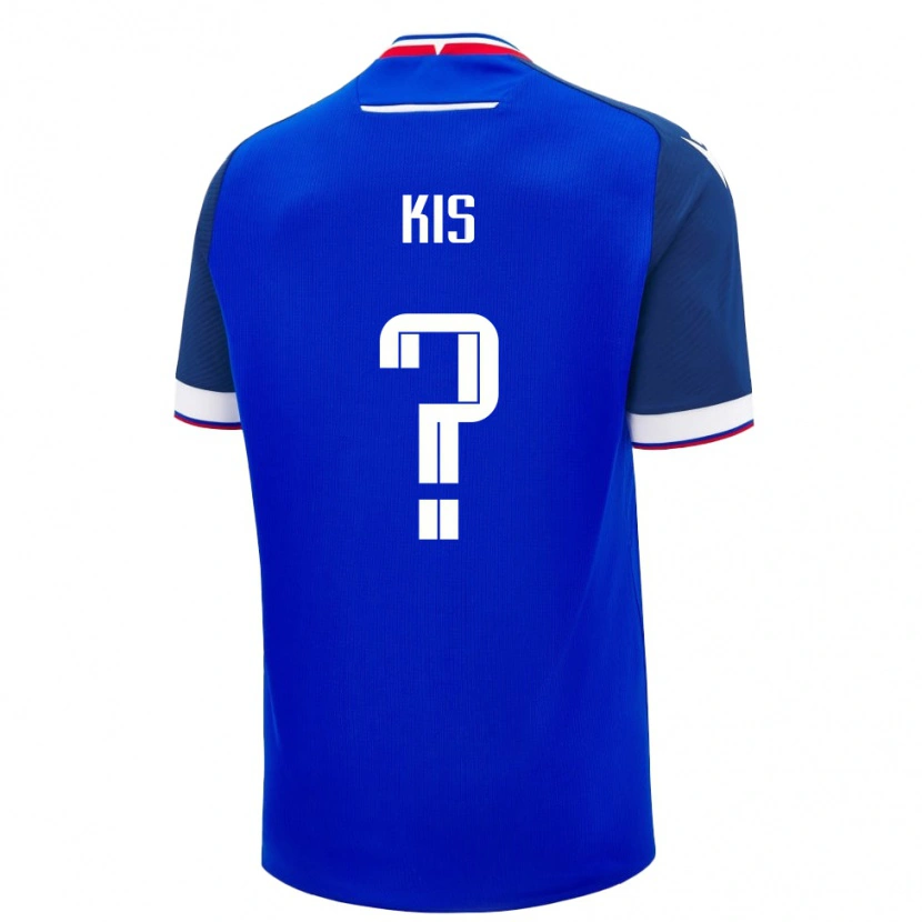 Danxen Hombre Camiseta Eslovaquia Alex Kis #0 Azul 1ª Equipación 24-26 La Camisa México