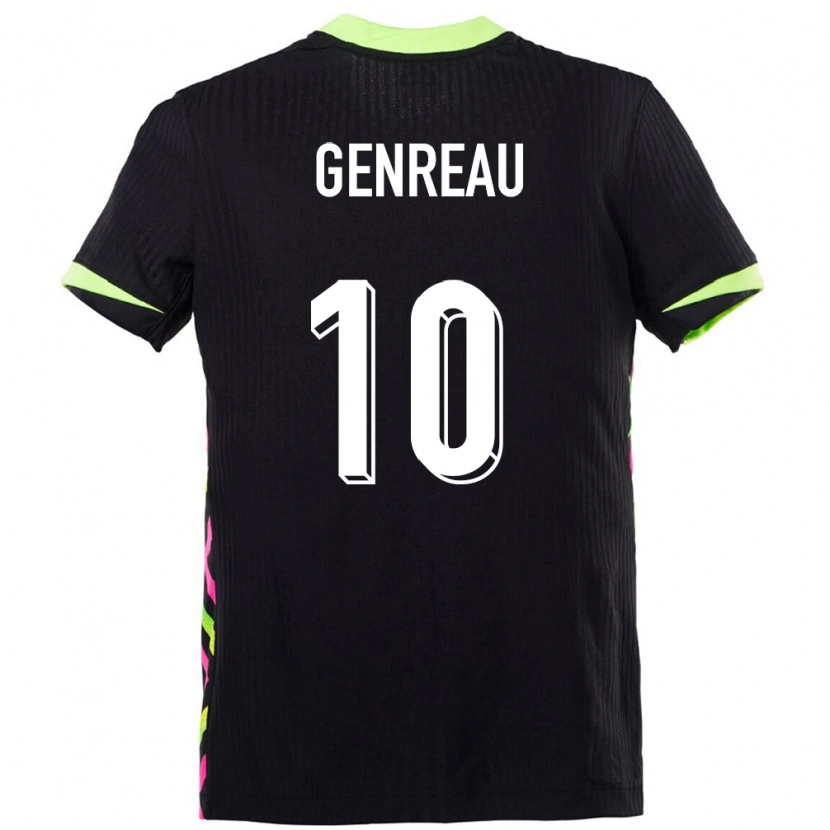 Danxen Hombre Camiseta Australia Denis Genreau #10 Azul Oscuro 2ª Equipación 24-26 La Camisa México