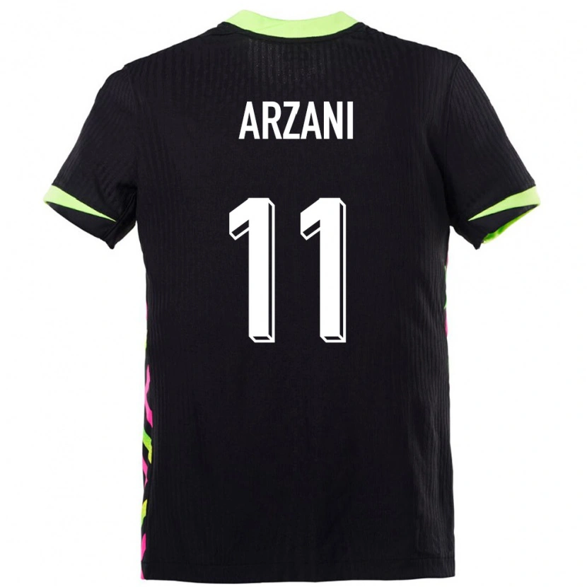 Danxen Hombre Camiseta Australia Daniel Arzani #11 Azul Oscuro 2ª Equipación 24-26 La Camisa México