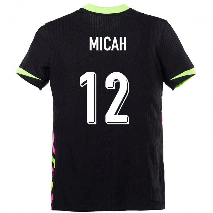 Danxen Hombre Camiseta Australia Teagan Micah #12 Azul Oscuro 2ª Equipación 24-26 La Camisa México