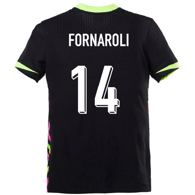 Danxen Hombre Camiseta Australia Bruno Fornaroli #14 Azul Oscuro 2ª Equipación 24-26 La Camisa México