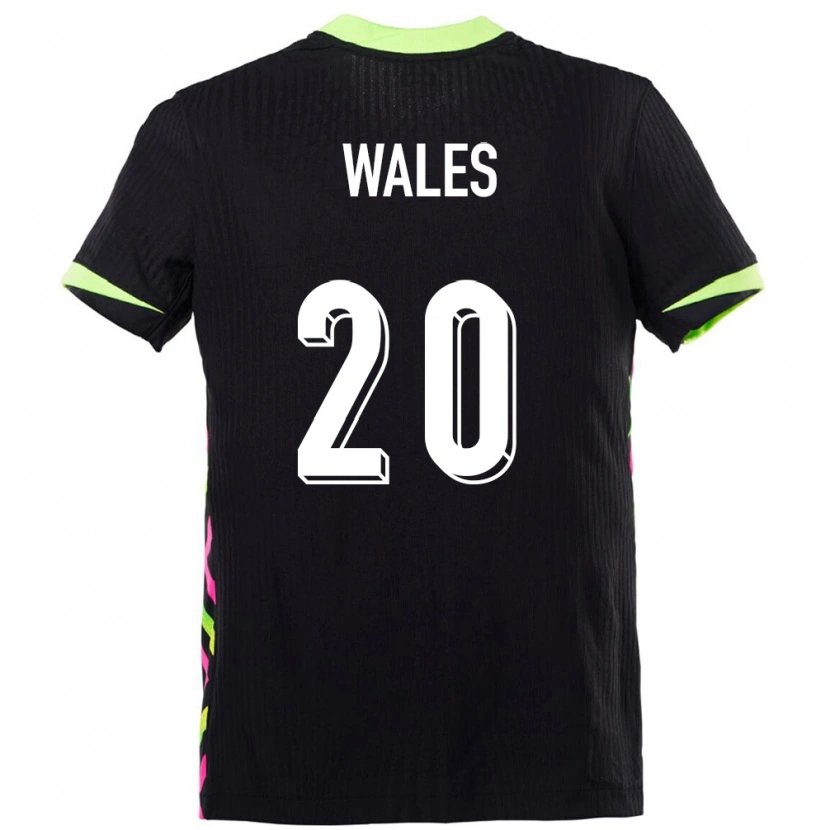 Danxen Hombre Camiseta Australia Lachlan Wales #20 Azul Oscuro 2ª Equipación 24-26 La Camisa México