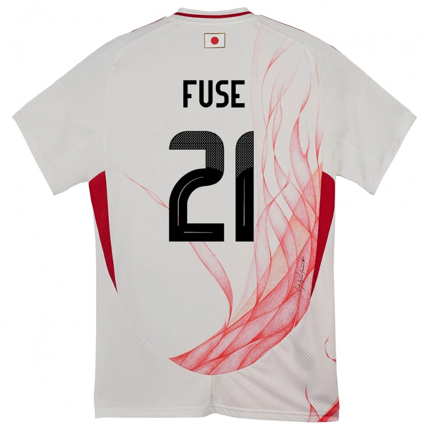 Danxen Hombre Camiseta Japón Katsuma Fuse #21 Blanco 2ª Equipación 24-26 La Camisa México