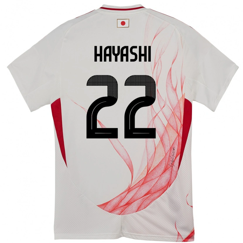 Danxen Hombre Camiseta Japón Sotaro Hayashi #22 Blanco 2ª Equipación 24-26 La Camisa México