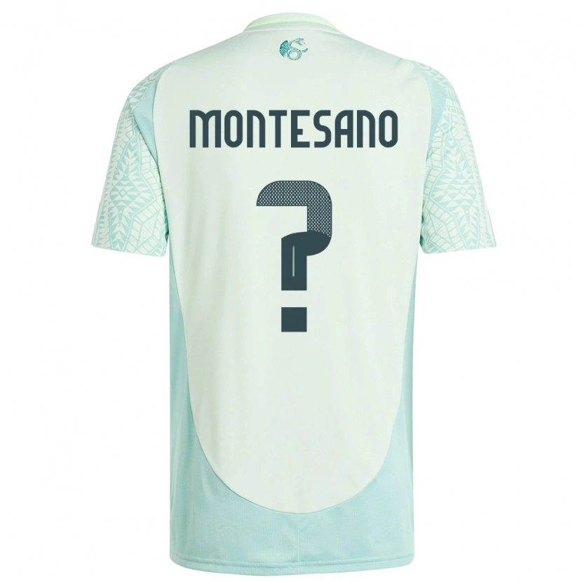 Danxen Hombre Camiseta México Jesús Montesano #0 Lino Verde 2ª Equipación 24-26 La Camisa México