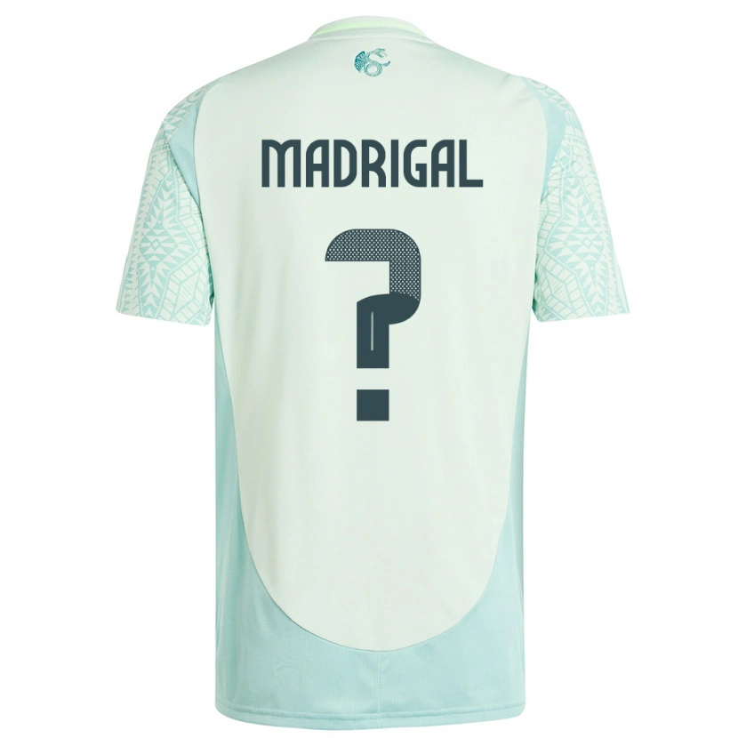 Danxen Hombre Camiseta México David Madrigal #0 Lino Verde 2ª Equipación 24-26 La Camisa México