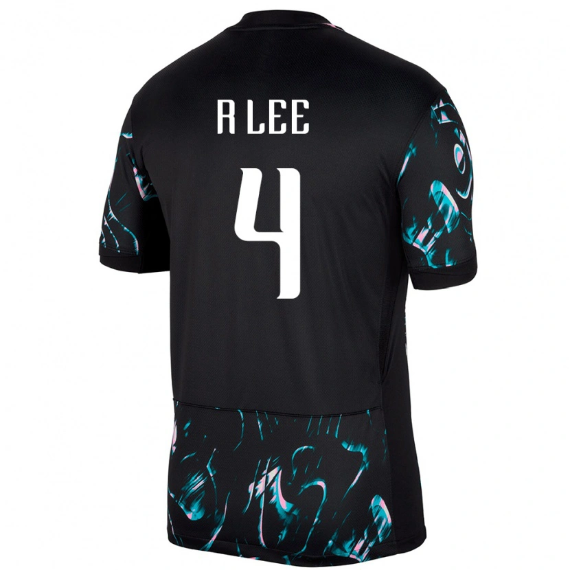Danxen Hombre Camiseta Corea Del Sur Lee Rim #4 Negro 2ª Equipación 24-26 La Camisa México