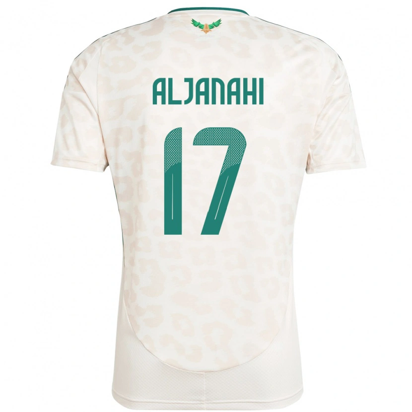 Danxen Hombre Camiseta Arabia Saudita Nawaf Aljanahi #17 Blanco 2ª Equipación 24-26 La Camisa México
