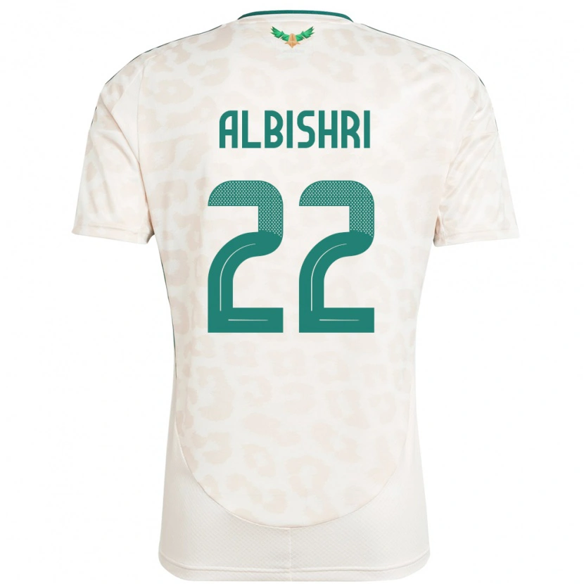 Danxen Hombre Camiseta Arabia Saudita Nawaf Albishri #22 Blanco 2ª Equipación 24-26 La Camisa México