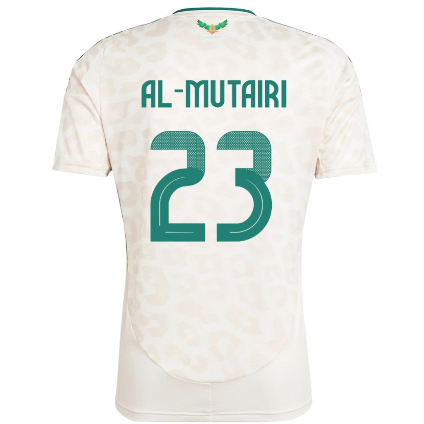 Danxen Hombre Camiseta Arabia Saudita Turki Al Mutairi #23 Blanco 2ª Equipación 24-26 La Camisa México