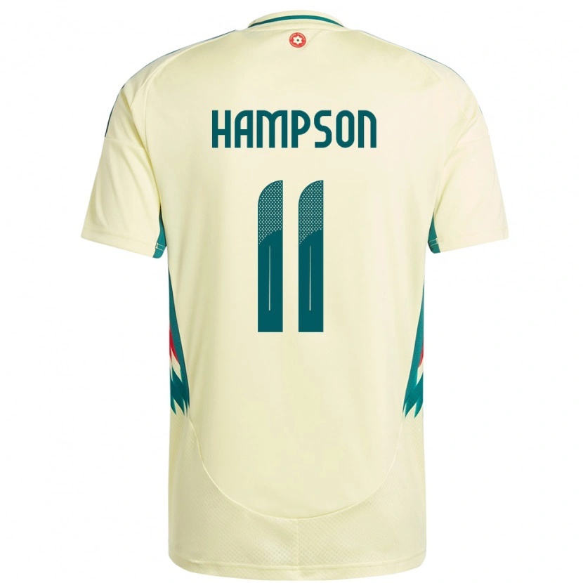 Danxen Hombre Camiseta Gales Owen Hampson #11 Beige Amarillo 2ª Equipación 24-26 La Camisa México