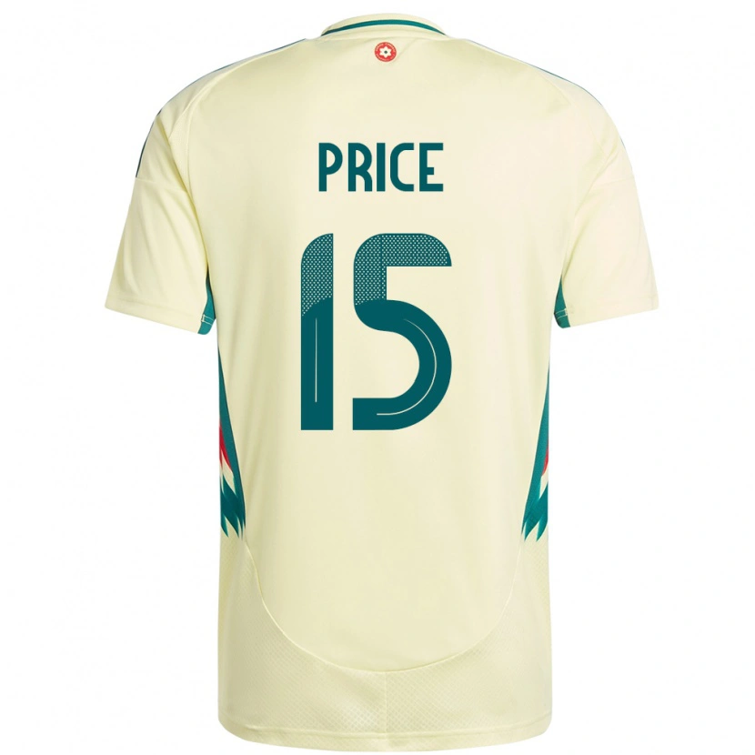 Danxen Hombre Camiseta Gales Tom Price #15 Beige Amarillo 2ª Equipación 24-26 La Camisa México