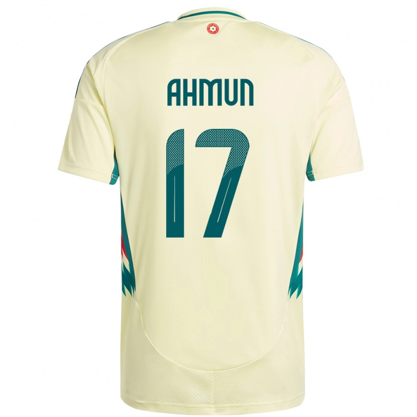 Danxen Hombre Camiseta Gales Ben Ahmun #17 Beige Amarillo 2ª Equipación 24-26 La Camisa México