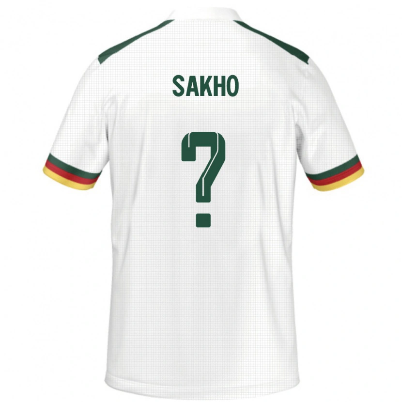 Danxen Hombre Camiseta Camerún Tyrone Sakho #0 Blanco 2ª Equipación 24-26 La Camisa México