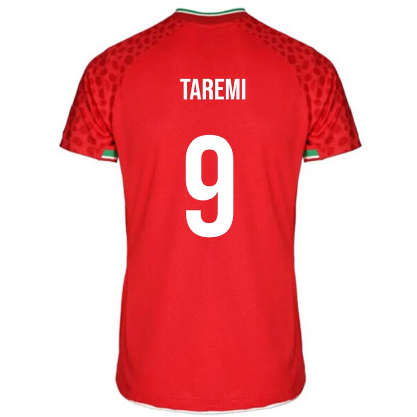 Danxen Hombre Camiseta Irán Mehdi Taremi #9 Rojo 2ª Equipación 24-26 La Camisa México