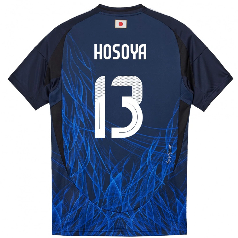 Danxen Mujer Camiseta Japón Mao Hosoya #13 Azul Oscuro 1ª Equipación 24-26 La Camisa México