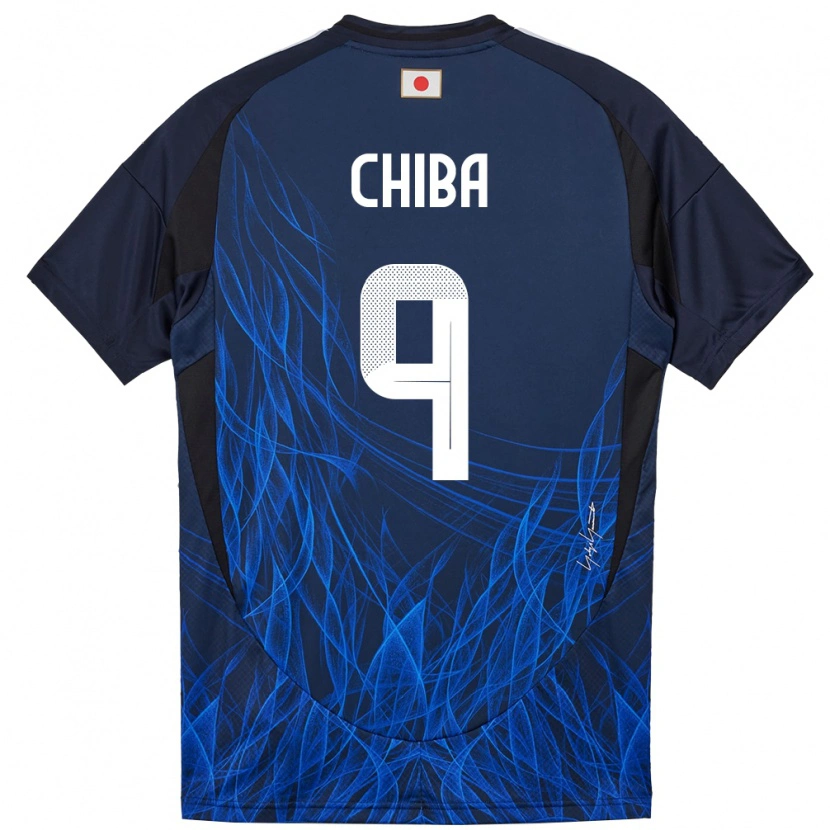 Danxen Mujer Camiseta Japón Kanta Chiba #9 Azul Oscuro 1ª Equipación 24-26 La Camisa México