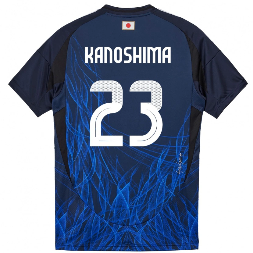 Danxen Mujer Camiseta Japón Yu Kanoshima #23 Azul Oscuro 1ª Equipación 24-26 La Camisa México