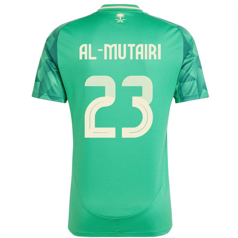 Danxen Mujer Camiseta Arabia Saudita Turki Al Mutairi #23 Verde 1ª Equipación 24-26 La Camisa México