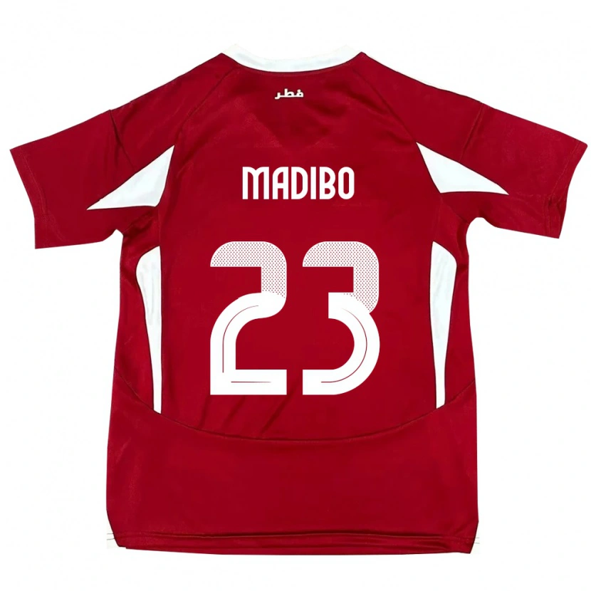 Danxen Mujer Camiseta Catar Assim Madibo #23 Rojo 1ª Equipación 24-26 La Camisa México
