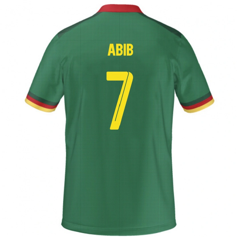 Danxen Mujer Camiseta Camerún Tize Abib #7 Verde 1ª Equipación 24-26 La Camisa México